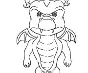 Coloriage Inferno dragon de Stumble Guys