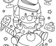 Coloriage Le temps des repas Stumble Guys