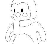 Coloriage Pingouin de Stumble Guys imprimable