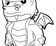 Coloriage et dessins gratuit Skin dragon Stumble Guys à imprimer