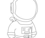 Coloriage Stumble Guys Astronaute