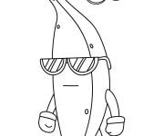 Coloriage Stumble Guys Banane