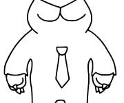 Coloriage Stumble Guys Capybara