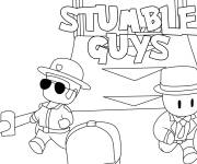 Coloriage Stumble Guys mythique