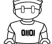 Coloriage Stumble Guys Robot Guy