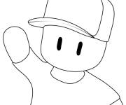 Coloriage Stumble Guys Skin