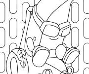 Coloriage Stumble Guys skin de Banane