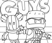 Coloriage Stumble Guys stylé