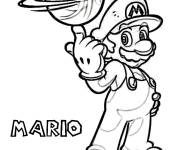 Coloriage et dessins gratuit Aper&ccedil;u Super Mario Galaxy à imprimer