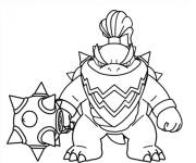 Coloriage Bowser Jr du film Super Mario Galaxy