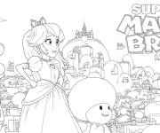 Coloriage Film pour enfants Super Mario Galaxy