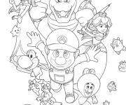 Coloriage Film Super Mario Galaxy 2026 en affiche