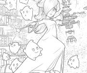 Coloriage Harmonie sorci&egrave;re du film de Super Mario