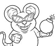 Coloriage Mouser de Super Mario Galaxy