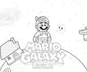 Coloriage Poster nouveau film Super Mario Galaxy