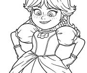 Coloriage Princesse Daisy dr&ocirc;le du film de Super Mario