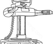 Coloriage R.O.B de Super Mario Galaxy film