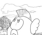 Coloriage et dessins gratuit Smack Fish du film Super Mario Galaxy à imprimer