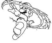Coloriage et dessins gratuit Super Mario Galaxy facile à imprimer