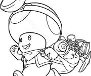Coloriage Toad se pr&eacute;cipite