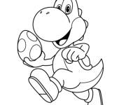 Coloriage et dessins gratuit Yoshi avec &oelig;uf personnage du film 2026 à imprimer
