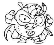 Coloriage et dessins gratuit Central patrol 030 Mr.c de superzings à imprimer
