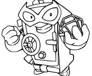 Coloriage Lock down de superzings