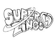 Coloriage Logo SuperZings