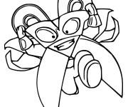 Coloriage Mad blades de superzings