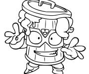 Coloriage Max stink de superzings