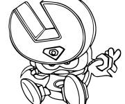 Coloriage Metal crunch de superzings
