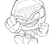 Coloriage Stop de Superzings