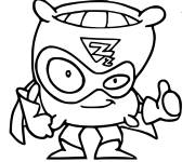 Coloriage Super soft de dessin anim&eacute; Superzings