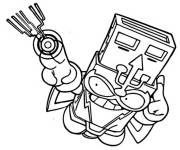 Coloriage et dessins gratuit Superzings Bad Data 400 Rocket Gang à imprimer
