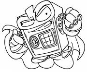 Coloriage et dessins gratuit Superzings Hardlock à imprimer