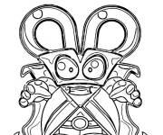 Coloriage et dessins gratuit Superzings Made Blade kawaii à imprimer