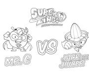 Coloriage Superzings Mr. Contre Juicer