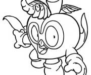 Coloriage et dessins gratuit Superzings Peachy Pack 340 Sky Runners à imprimer