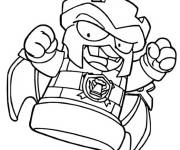 Coloriage et dessins gratuit Superzings Top Power 374 Black Comets à imprimer