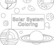 Coloriage Colorie le Syst&egrave;me solaire