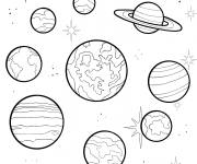 Coloriage Devinez la plan&egrave;te dans le syst&egrave;me solaire