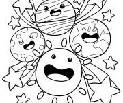 Coloriage Le festival du Syst&egrave;me solaire