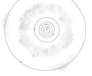 Coloriage Syst&egrave;me solaire et la ceinture d'ast&eacute;ro&iuml;des