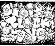 Coloriage Tag Love Graffiti