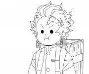 Coloriage Drole Tanjiro Kamado