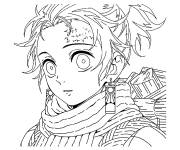 Coloriage Illustration de Tanjiro