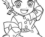 Coloriage et dessins gratuit Petit Tanjirou mignon à imprimer