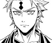 Coloriage Portrait de Tanjiro pour adulte