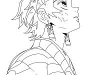 Coloriage Tanjiro Kamado