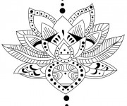 Coloriage et dessins gratuit Inspiration Zen vecteur à imprimer